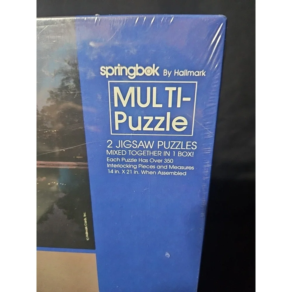 Vintage80s Springbok Two Puzzles A Capital‎ Evening Factory Sealed